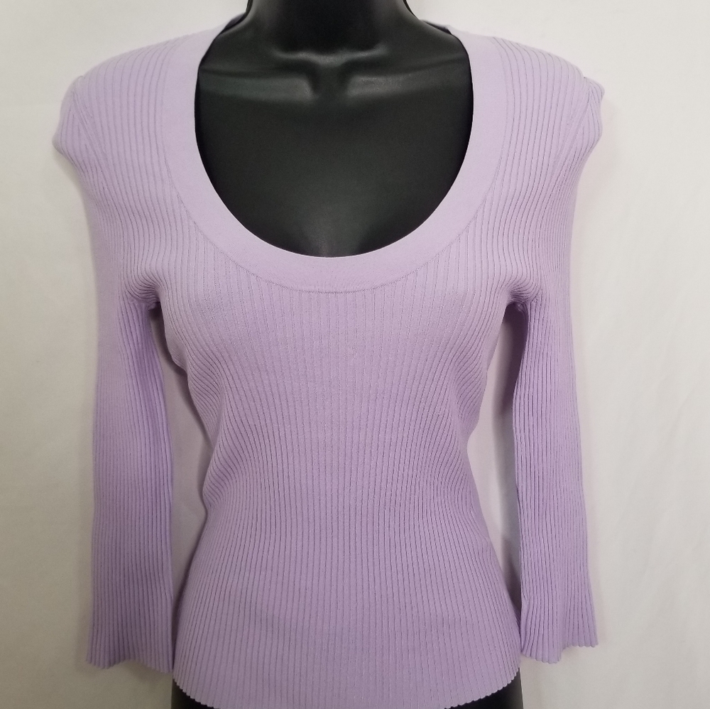 ALC Brandon Ribbed Top lavendar  Size small - Picture 8 of 13